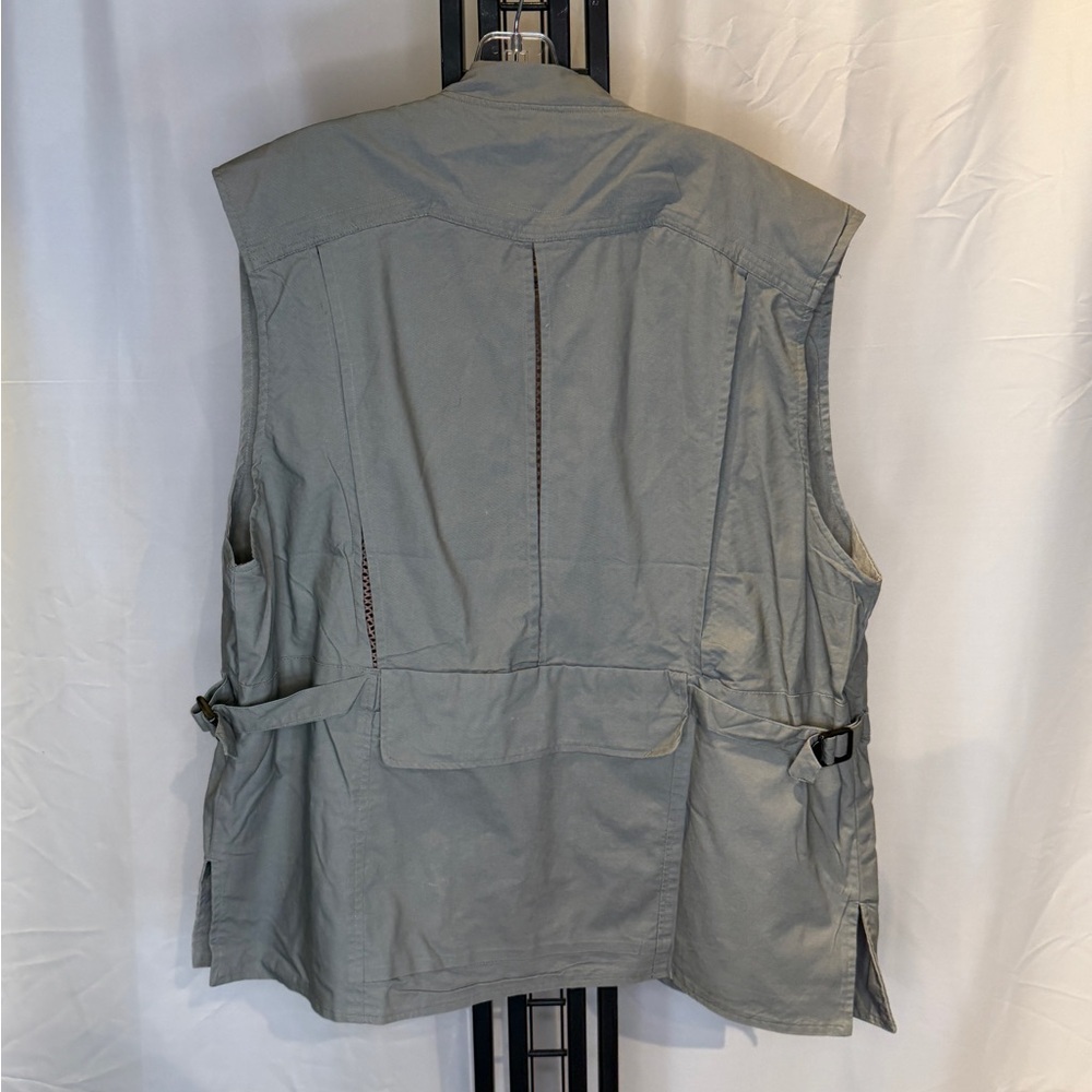 Men's Khaki Outdoor Utility Vest - Picture 3 of 4